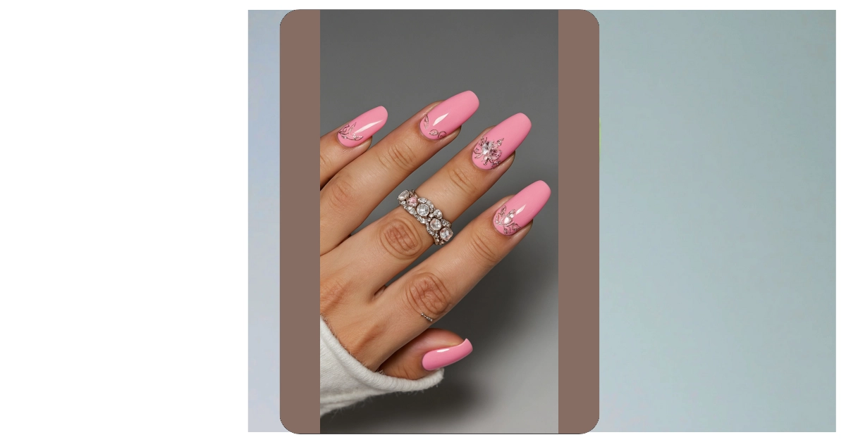 Blooming Beauties: 09 Hot Pink Nail Ideas for That Summer Vibe