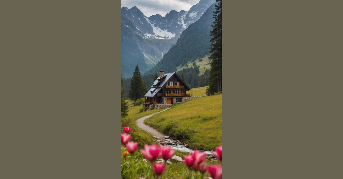 The Ultimate Aesthetic Mountain House: Mixing Dreams and Reality