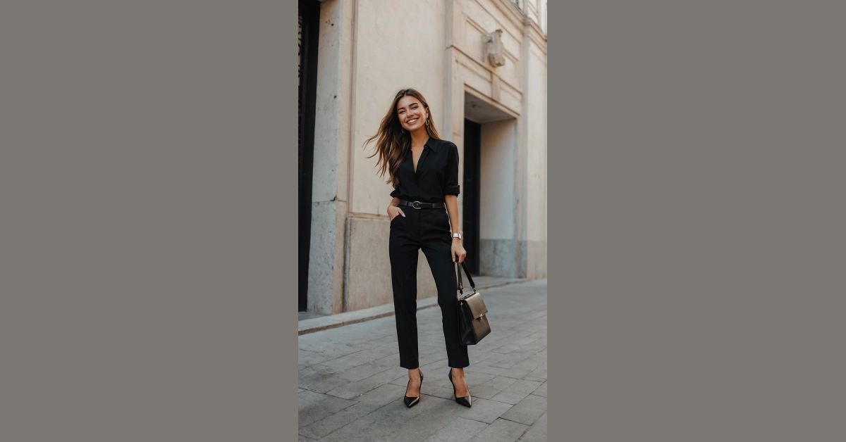 11 Inspiring Black Slacks Outfit Ideas to Up Your Style Game**  
**