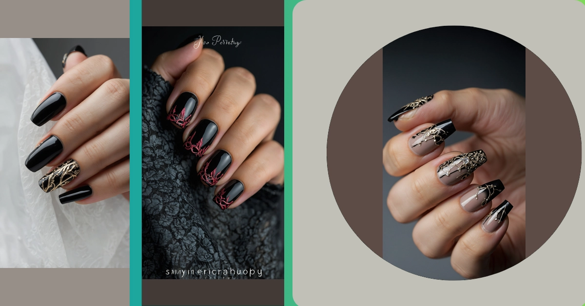 Unleashing Creativity: 5 Artful Black Nail Ideas