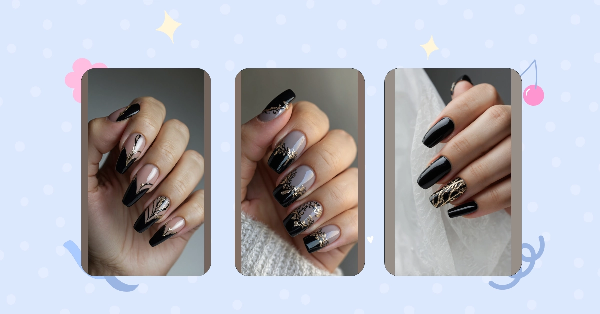Chic Black Nails: 5 Vibrant Ideas for All Occasions