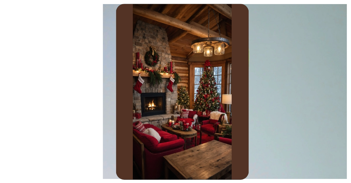 Transform Your Living Room into a Cozy Christmas Wonderland